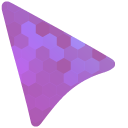 Purple Blue Hexagons