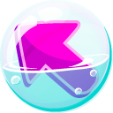 Purple Cursor in Soap Bubble