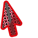 Red and Black Embroidery