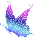 Space Hand and Butterfly