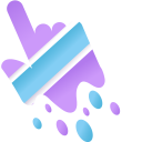 Stain of Paint Custom Cursor Logo