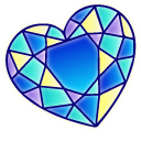 Stained Glass Hearts