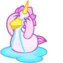 Cute Duck Unicorn Crying