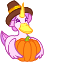 Cute Duck Unicorn Thanksgiving Day