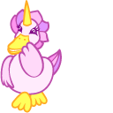 Cute Shy Duck Unicorn Laughing