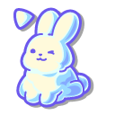 Cute Smiling Cloud Bunny