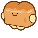 Cute Baguette and Loaf of Bread