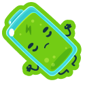 Cute Battery in Sunglasses