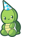 Cute Birthday Turtle