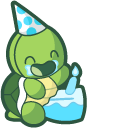 Cute Birthday Turtle