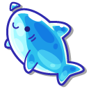 Cute Blue Jelly Shark