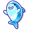 Cute Blue Jelly Shark
