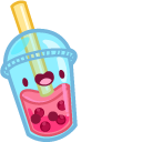 Cute Bread and Bubble Tea