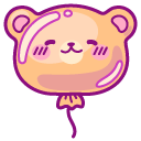 Cute Bunny and Bear Balloons