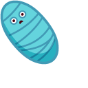 Cute Butterfly and Pupa