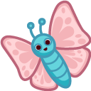 Cute Butterfly and Pupa