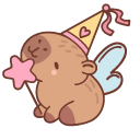 Cute Capybara Princess