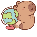 Cute Capybara Teacher