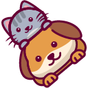Cute Cat and Dog