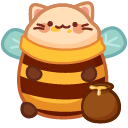 Cute Cat in Bee Costume