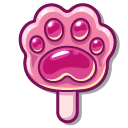 Cute Cat Paw Popsicles