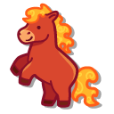 Cute Chinese New Year 2026 Fire Horse