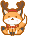 Cute Christmas Fox