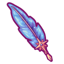Cute Cosmic Feather Pen and Ink Jar