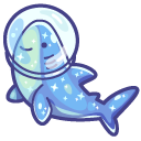 Cute Cosmic Sharks