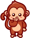 Cute Dabbing Monkey