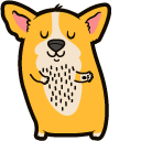 Cute Dancing Corgi Dog
