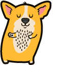 Cute Dancing Corgi Dog