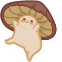 Cute Dancing Mushroom