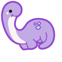 Cute Dino Brachiosaurus