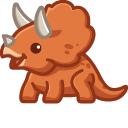 Cute Dino Triceratops