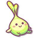 Cute Flower Bulb in a Frog Pot