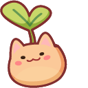 Cute Flower Cat