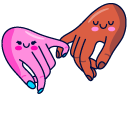 Cute Friendship Hands
