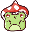 Cute Frog and Mushroom Hat