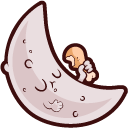 Cute Full Moon