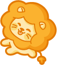 Cute Funny and Sleeping Lion