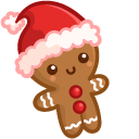 Cute Gingerbreads in Hats