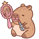 Cute Glamorous Capybara