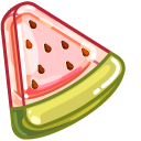 Cute Glassy Watermelon and Orange