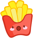 Cute Hamburger and Fries