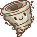 Cute Hurricane and Cloud