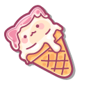 Cute Ice Cream Cat and Donut Cat
