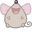 Cute Laughing Mouse