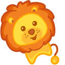 Cute Lion and Tiger