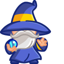 Cute Magician and Staff